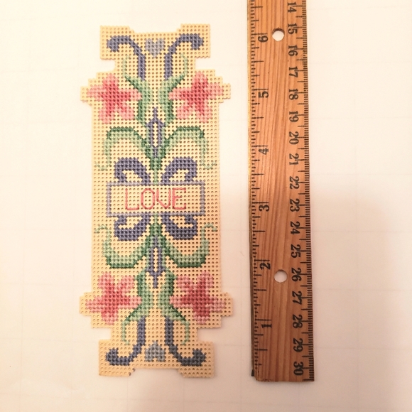 HAND CRAFTED Cross-stitch Bookmark - Picture 2 of 4